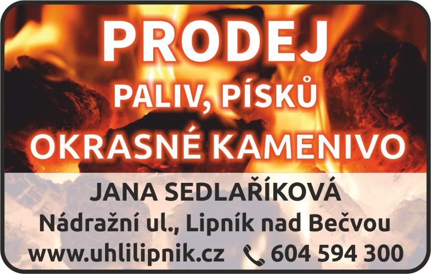 Prodej paliv, písků okrasné kamenivo