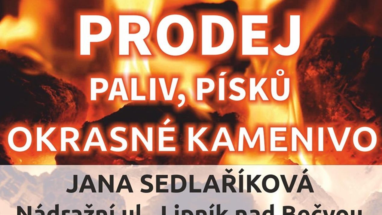 Prodej paliv, písků okrasné kamenivo