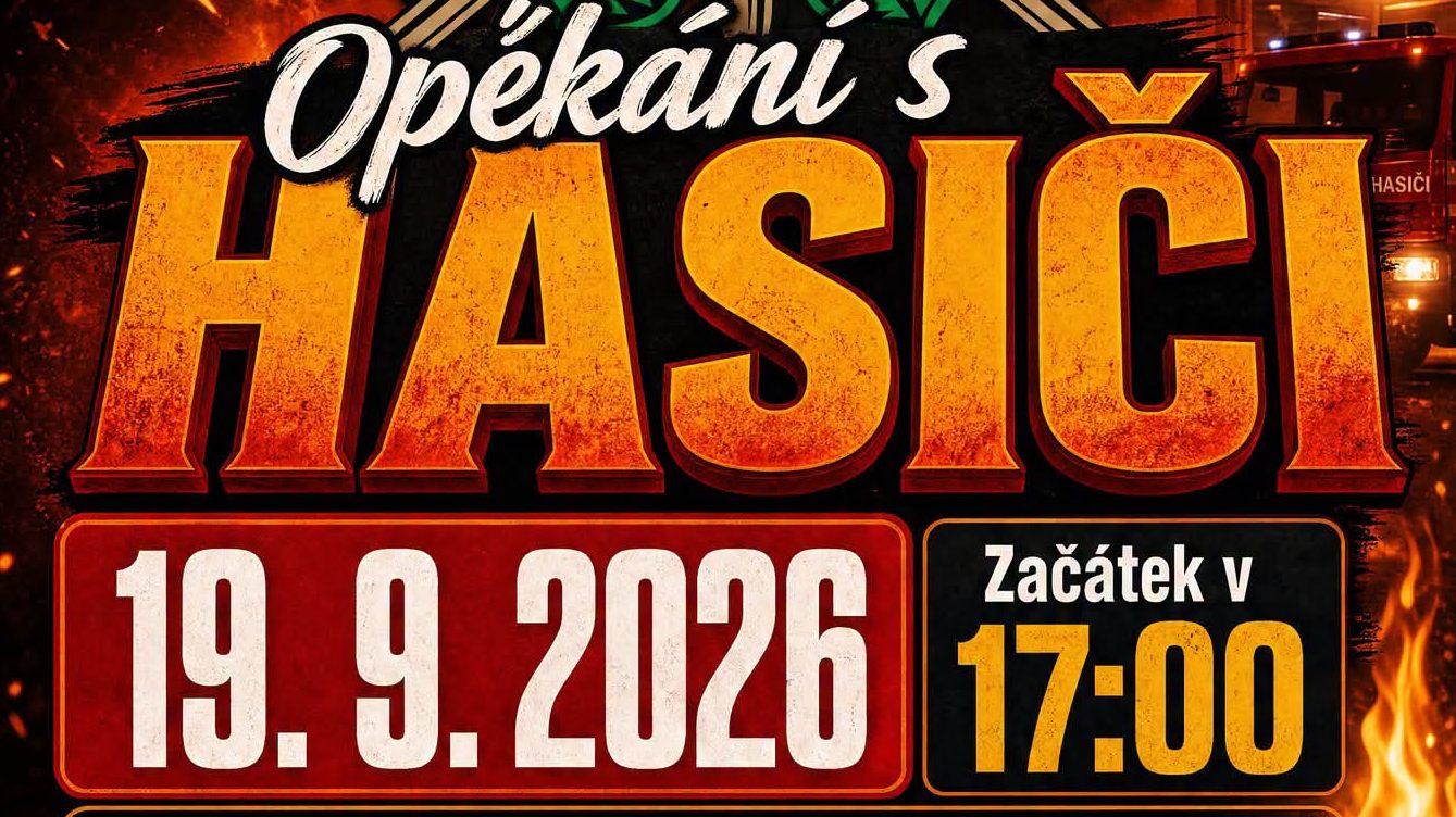 Opékání s hasiči