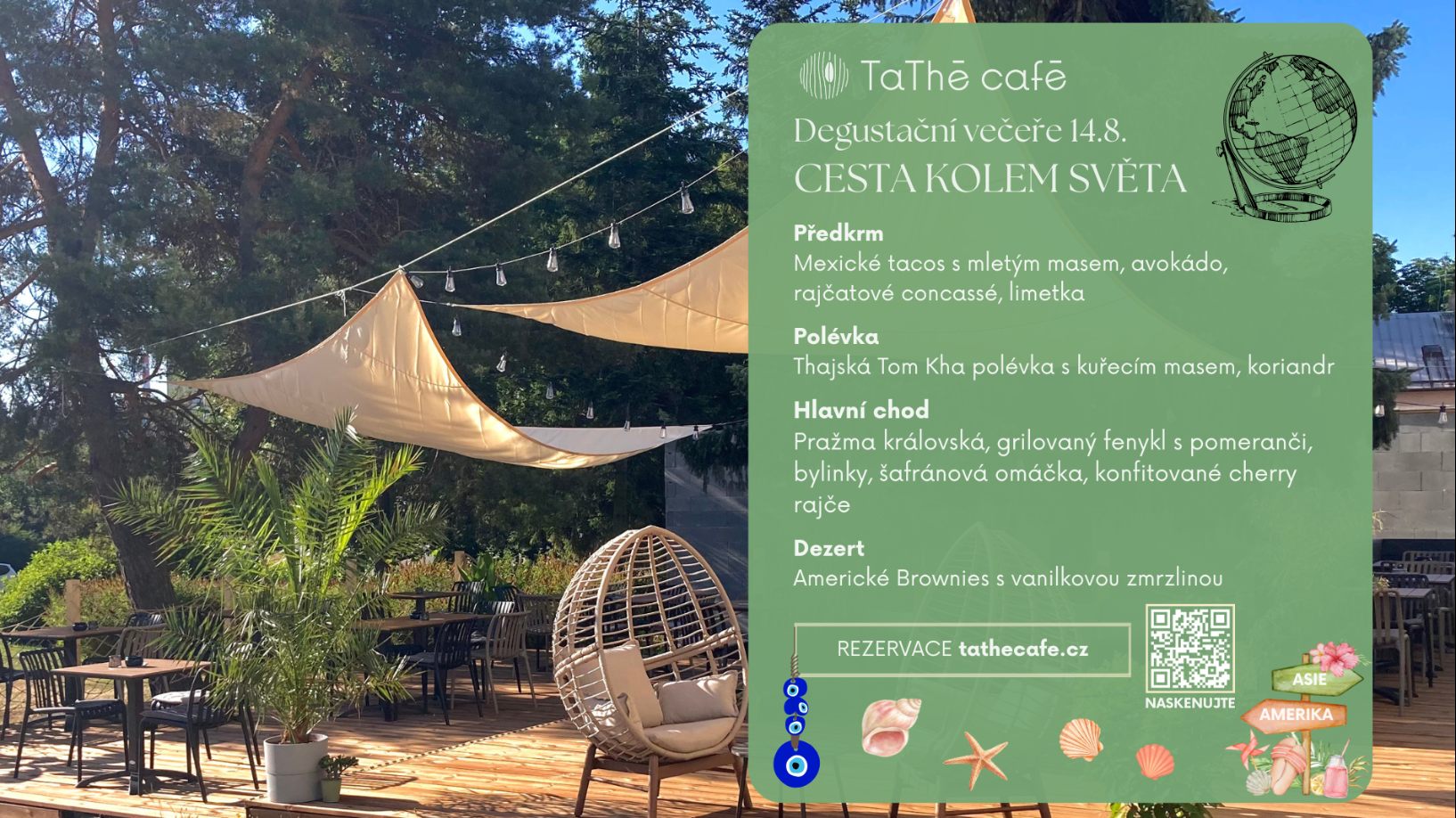 Degustační večeře - CESTA KOLEM SVĚTA
