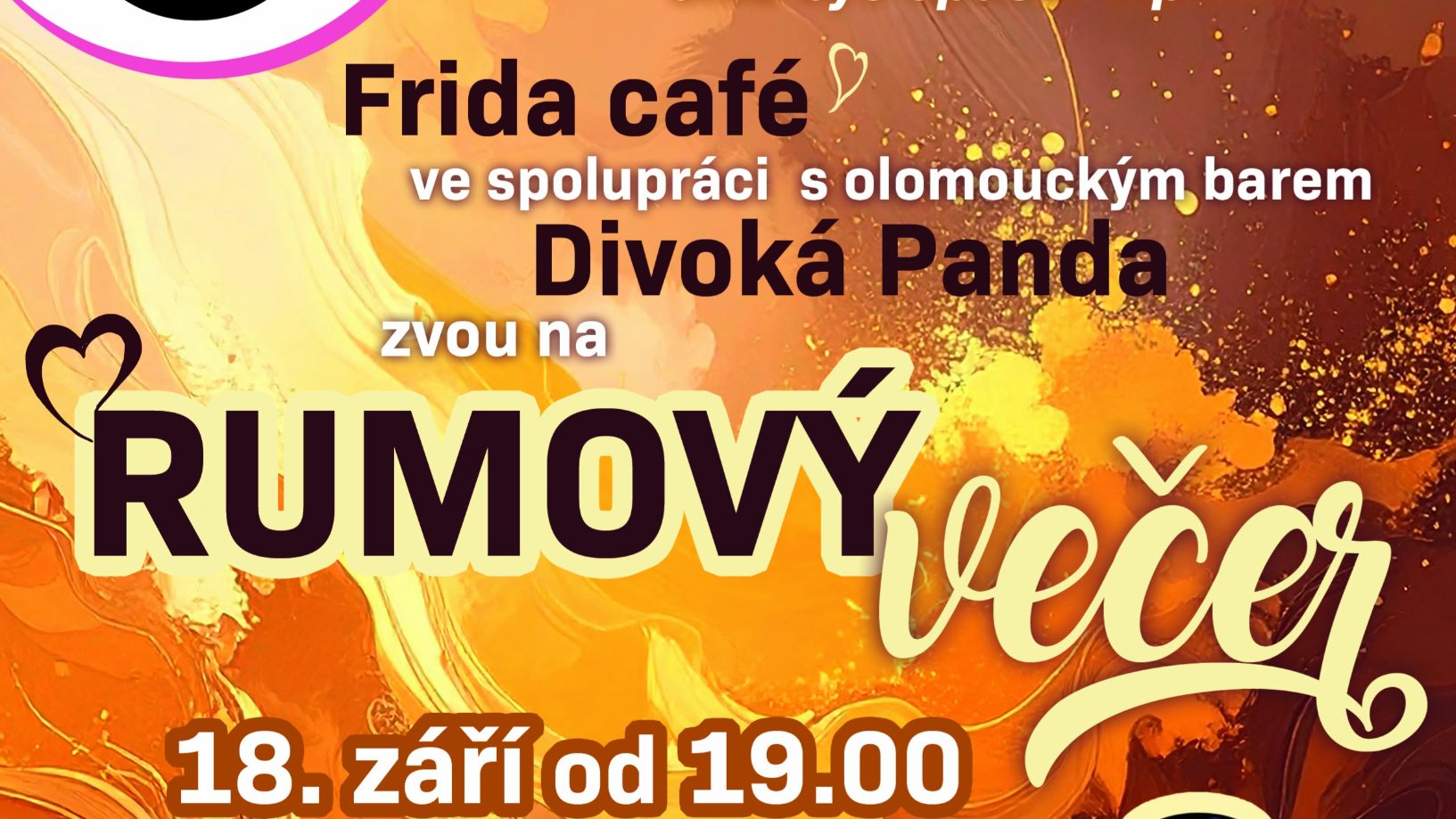 Rumový večer ve Frida café