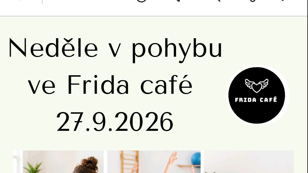 Neděle v pohybu ve Frida café
